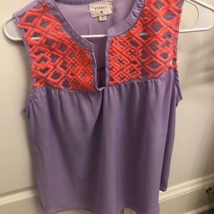 Everly Pale Purple Tank Top